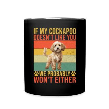 Cockapoo Gifts - Tasse einfarbig - Schwarz - Vorne