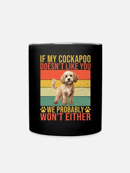 Cockapoo Gifts - Tasse einfarbig - Schwarz