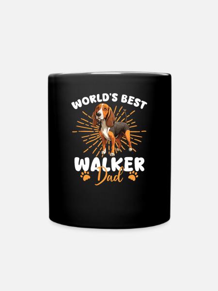 Treeing Walker Coonhound Walker Dad - Tasse einfarbig - Schwarz