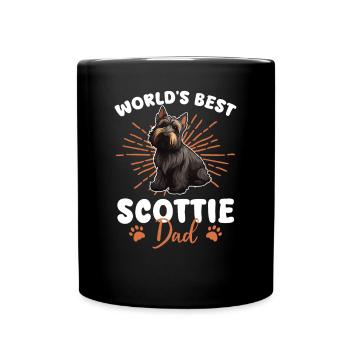 Terrier écossais Groovy Scottie Dad - Mug uni - noir - Devant