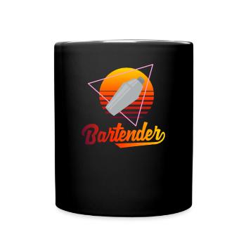 Funny Bartender Saying Bartender Gift - Full Colour Mug - black - Front