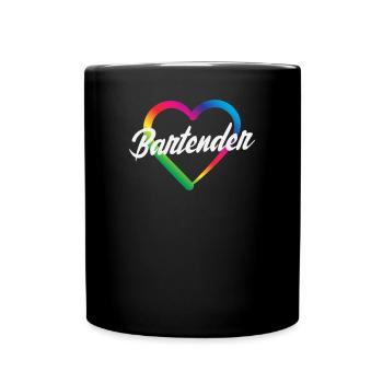 Funny Bartender Saying Bartender Gift - Full Colour Mug - black - Front