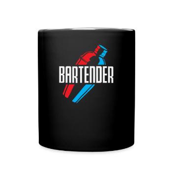 Funny Bartender Saying Bartender Gift - Full Colour Mug - black - Front