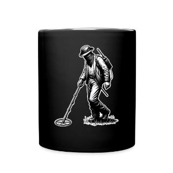 Détecteur de métaux de sonde - Mug uni - noir - Devant