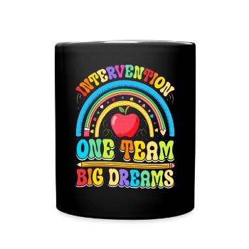 Enseignant d’intervention, Spécialiste de l’intervention - Mug uni - noir - Devant