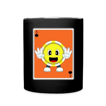 Poker Poker Jetons Cartes de poker - Mug uni - noir - Devant