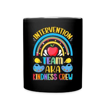 Enseignant d’intervention, Spécialiste de l’intervention - Mug uni - noir - Devant