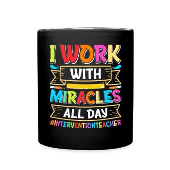 Enseignant d’intervention, Spécialiste de l’intervention - Mug uni - noir - Devant