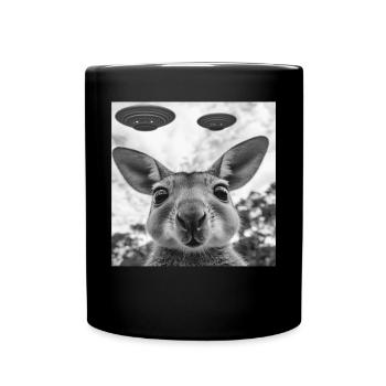 Wallaby - Tasse einfarbig - Schwarz - Vorne