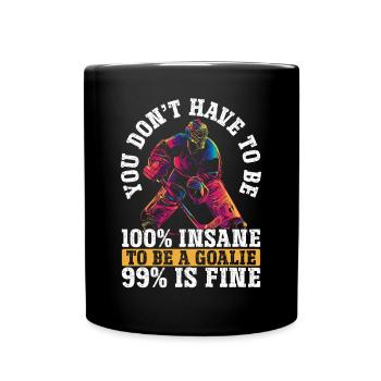 Hockey Goalkeeper Hockey Goalkeeper - Full Colour Mug - black - Front