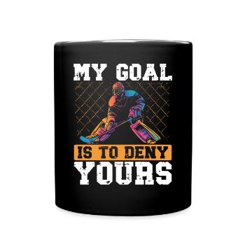 Hockey Goalkeeper Hockey Goalkeeper - Full Colour Mug - black - Front