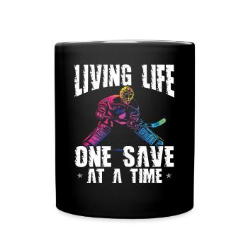 Hockey Goalkeeper Hockey Goalkeeper - Full Colour Mug - black - Front