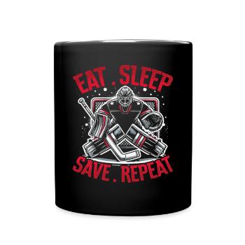 Hockey Goalkeeper Hockey Goalkeeper - Full Colour Mug - black - Front