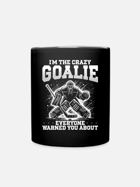 Eishockey Torwart Eishockey Torhüter - Tasse einfarbig - Schwarz