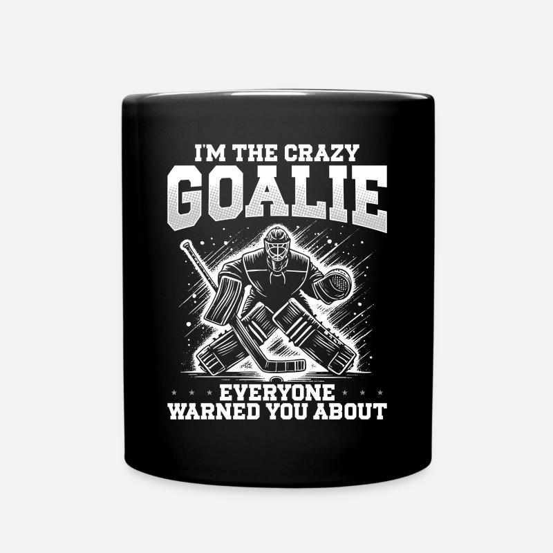 Eishockey Torwart Eishockey Torhüter - Tasse einfarbig - Schwarz