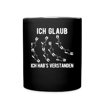 Tänzer Tanzen Tanzschritte Tänzer Tango Walzer - Tasse einfarbig - Schwarz - Vorne