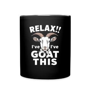 I Goat It - Tasse einfarbig - Schwarz - Vorne