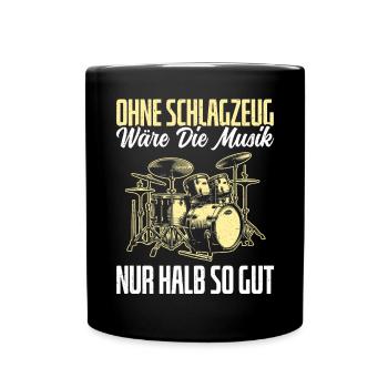 Batteur Batteur Percussion Musiciens - Mug uni - noir - Devant