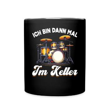 Batteur Batteur Percussion Musiciens - Mug uni - noir - Devant