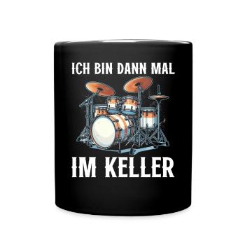 Batteur Batteur Percussion Musiciens - Mug uni - noir - Devant