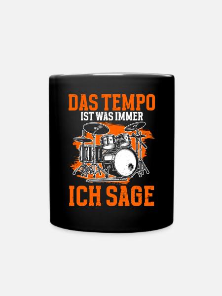 Batteur Batteur Percussion Musiciens - Mug uni - noir