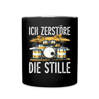 Batteur Batteur Percussion Musiciens - Mug uni - noir - Devant