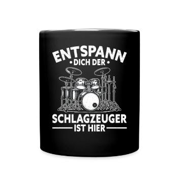 Batteur Batteur Percussion Musiciens - Mug uni - noir - Devant
