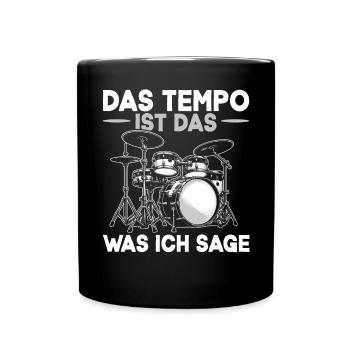 Batteur Batteur Percussion Musiciens - Mug uni - noir - Devant