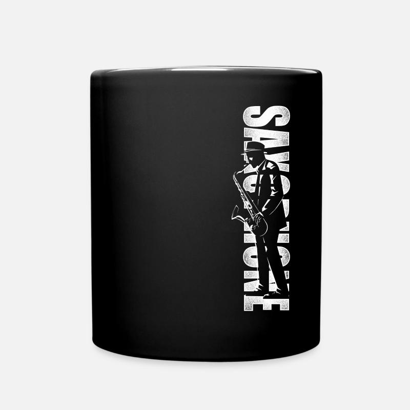 Saxophone Saxophone - Tasse einfarbig - Schwarz
