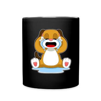 Larmes de chien - Mug uni - noir - Devant