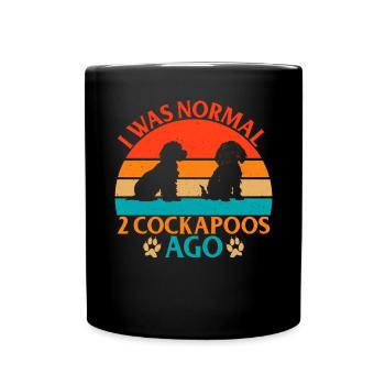 Cockapoo Gifts - Full Colour Mug - black - Front