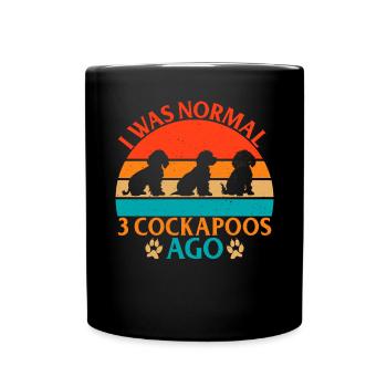 Cockapoo Gifts - Full Colour Mug - black - Front