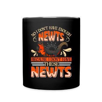 Newt - Full Colour Mug - black - Front