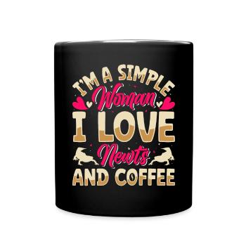 Newt - Full Colour Mug - black - Front