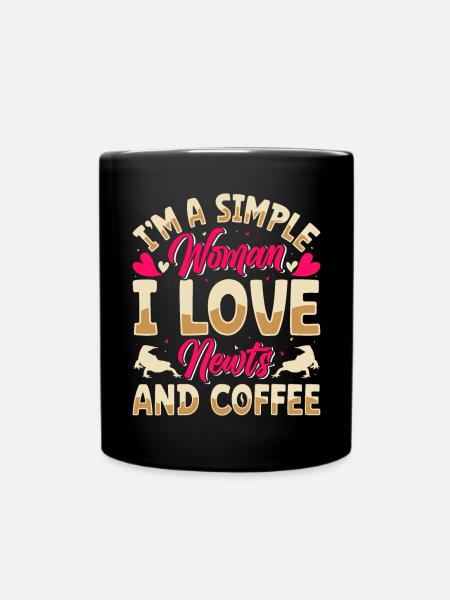 Molch - Tasse einfarbig - Schwarz