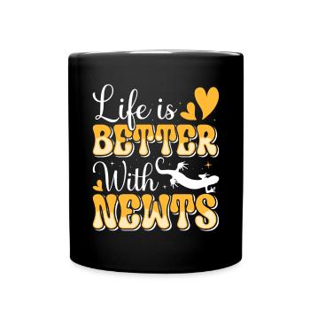 Newt - Full Colour Mug - black - Front
