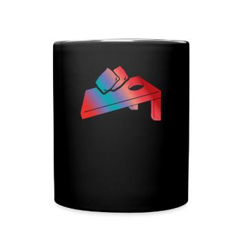 Funny Cornhole Player Gift - Full Colour Mug - black - Front