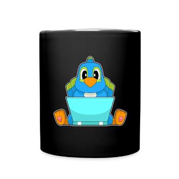 Ordinateur portable Parrot - Mug uni - noir - Devant