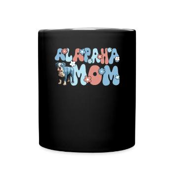 Alapaha Blue Blood Bulldog Groovy Alapaha Mom - Full Colour Mug - black - Front