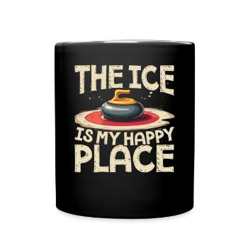 Curling, Curling, Curling, Curling, Curling - Full Colour Mug - black - Front