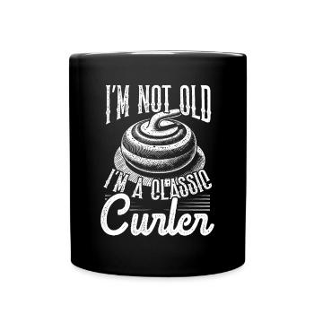 Curling, Curling, Curling, Curling, Curling - Full Colour Mug - black - Front