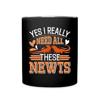 Newt - Full Colour Mug - black - Front