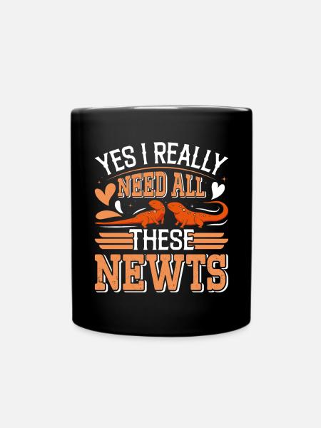 Molch - Tasse einfarbig - Schwarz
