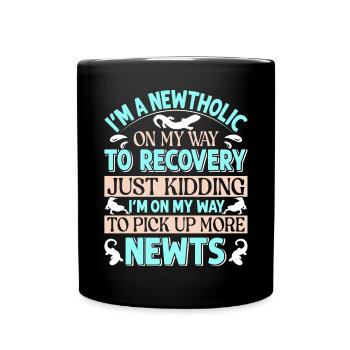 Newt - Full Colour Mug - black - Front