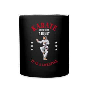 Le karaté n’est pas seulement un passe-temps, c’est un mode de vie - - Mug uni - noir - Devant