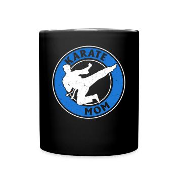 Karaté Maman Karaté Fighting Mama Karaté Combattante - Mug uni - noir - Devant