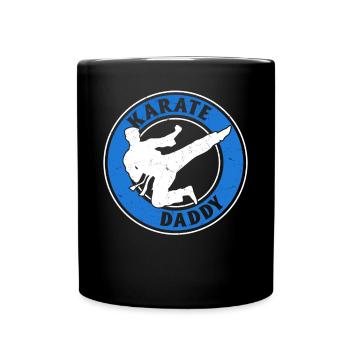 Karaté Papa Karaté Combattre Papa Karaté Combattant - Mug uni - noir - Devant
