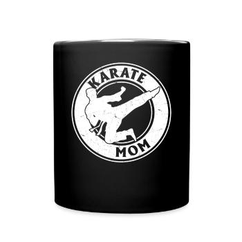 Karaté Maman Karaté Fighting Mama Karaté - Mug uni - noir - Devant