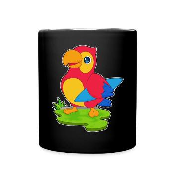 Parrot surf board Summer - Mug uni - noir - Devant