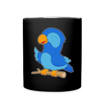 Parrot Branch - Full Colour Mug - black - Front